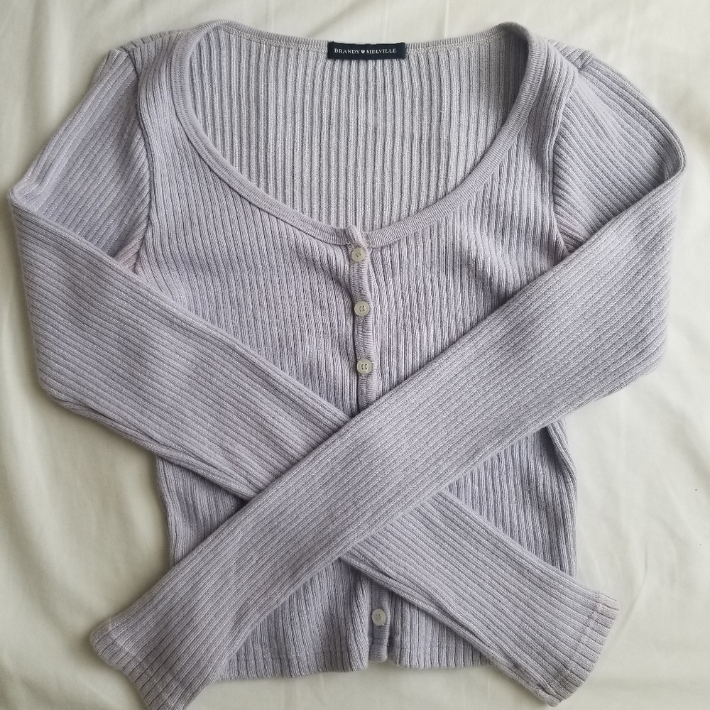 Light purple Brandy Melville zelly top